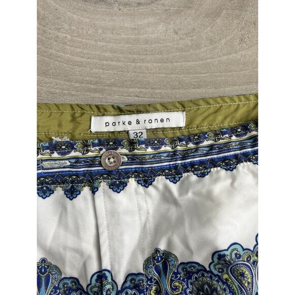 Parke & Ronien Women's Shorts, Blue, 32 - Picture 2 of 3